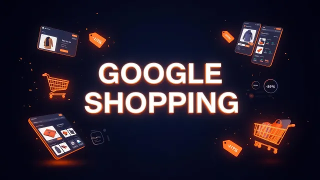 Google Shopping Ads met productkaarten en winkelwagen voor e-commerce